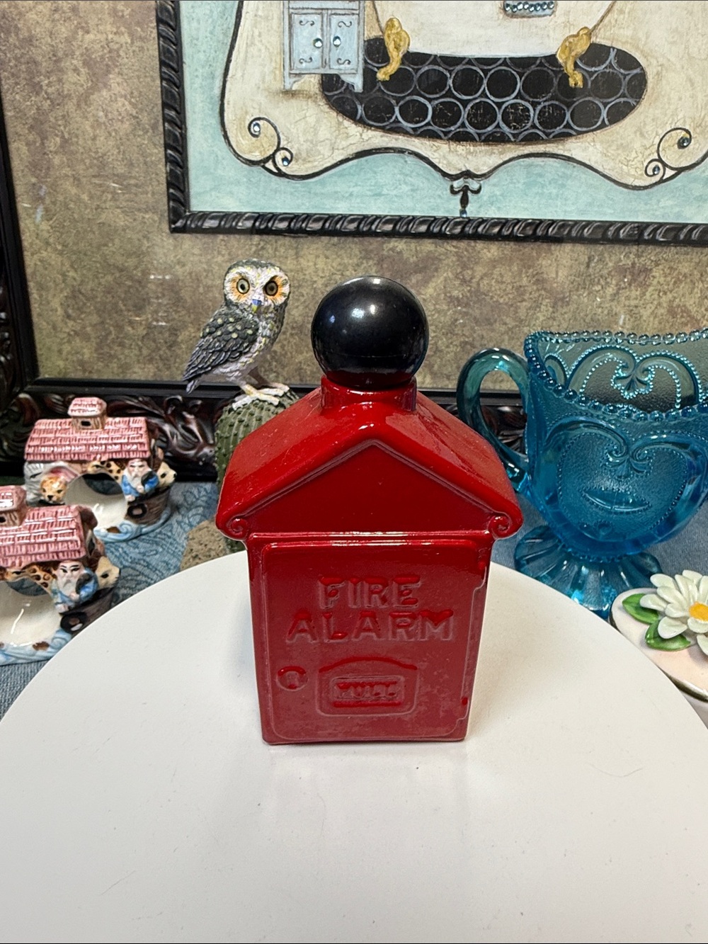 1970s red Avon Fire Alarm Box